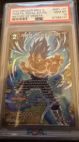 Vegeta royal evolution psa 10 - royal,