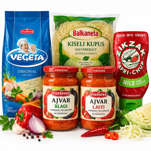 Balkan set teilig vegeta - 5-teilig,