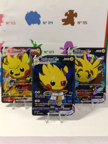 Set karten pikachu - 3,