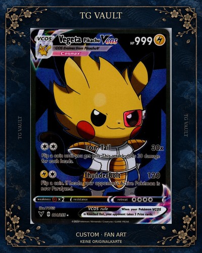 Vegeta pikachu vcos - pikachu, custom